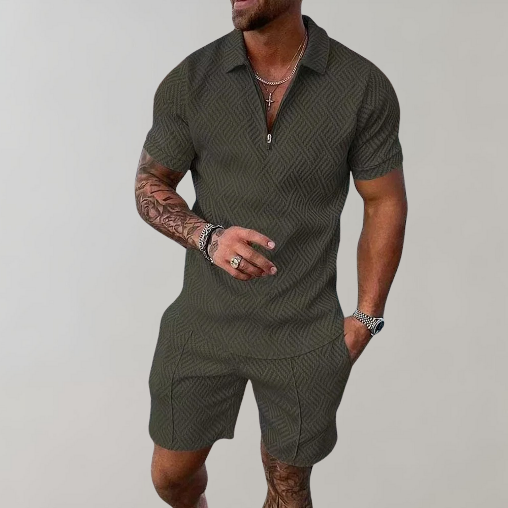 Liam | Stylish Summer Polo and Shorts Combo for Men