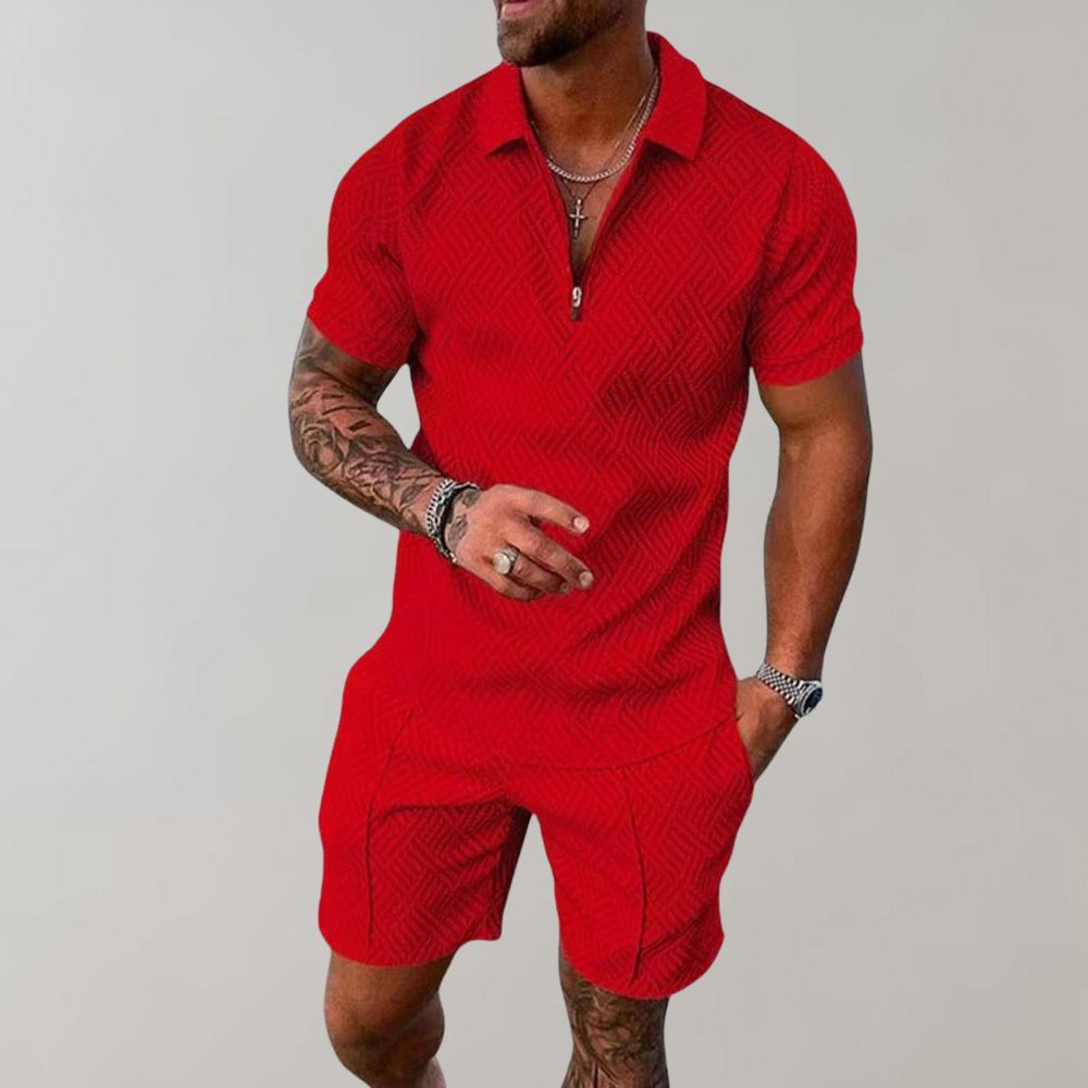 Liam | Stylish Summer Polo and Shorts Combo for Men