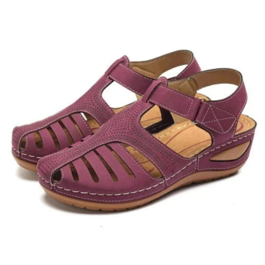 Lærke | Stylish Orthopedic Vintage Gladiator Sandals for Women