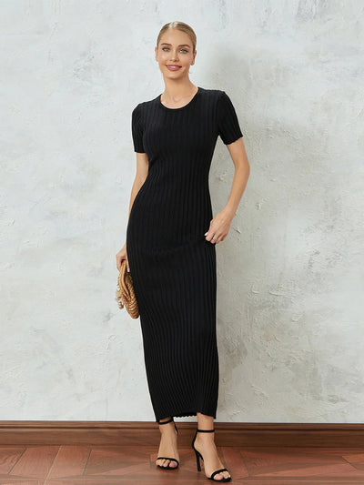 Maya | Elegant Pleated Maxi Dress for Every Occasion