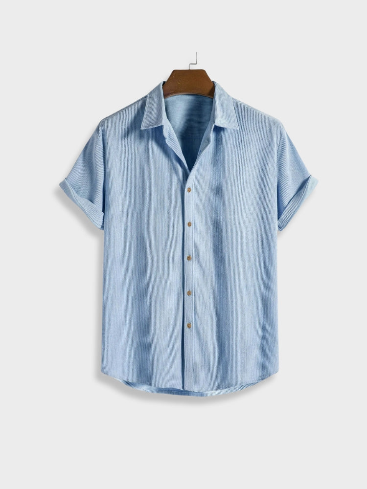 Victor | Chic Summer Corduroy Button-Up Set for Men