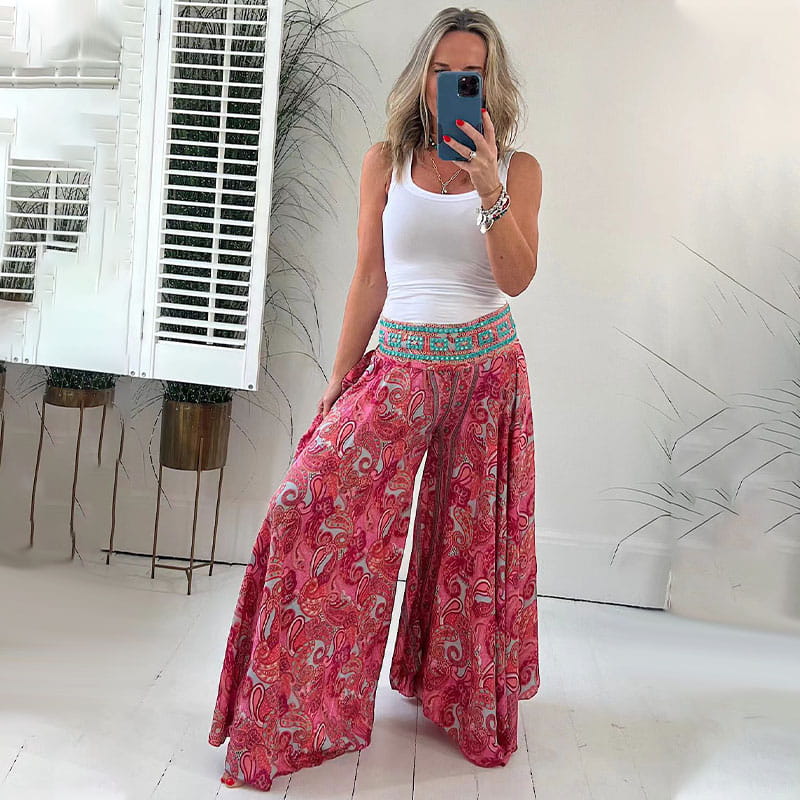 Sophia | Effortlessly Stylish Vibrant Gypsy Flow Skirt